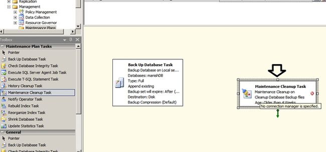 maintenance clean up task